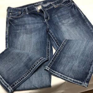 Maurice’s 13/14 short jeans in dark blue
